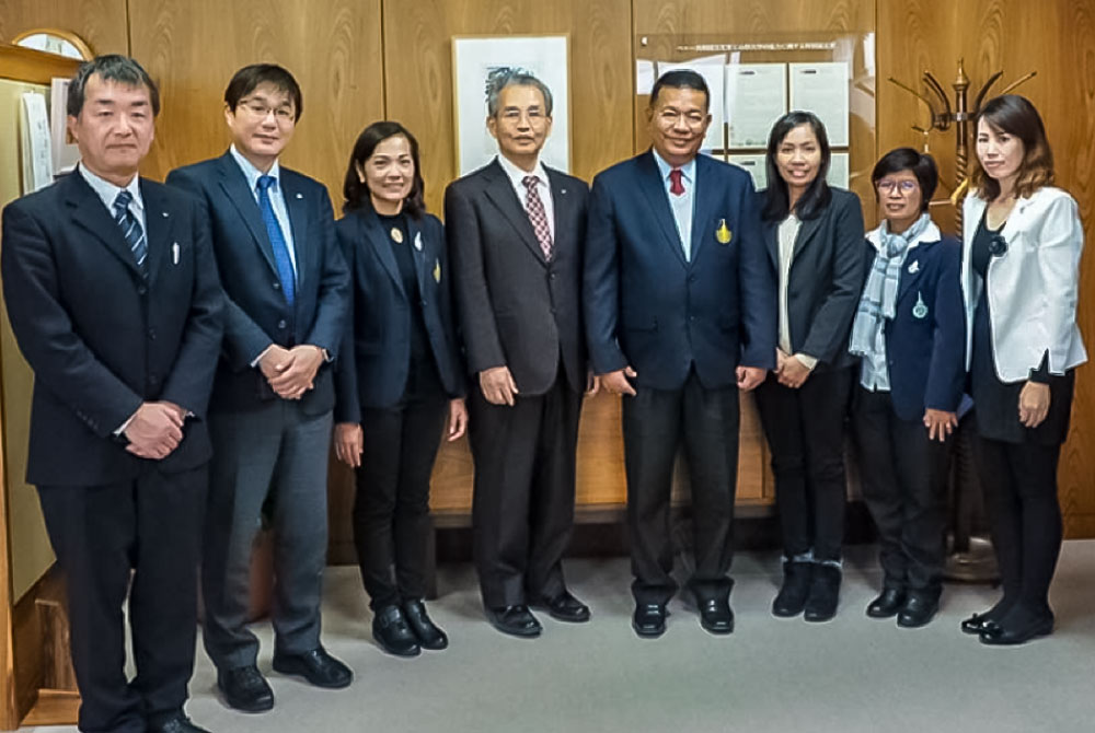 タイ王国PSUとの大学間連携協定の調印式